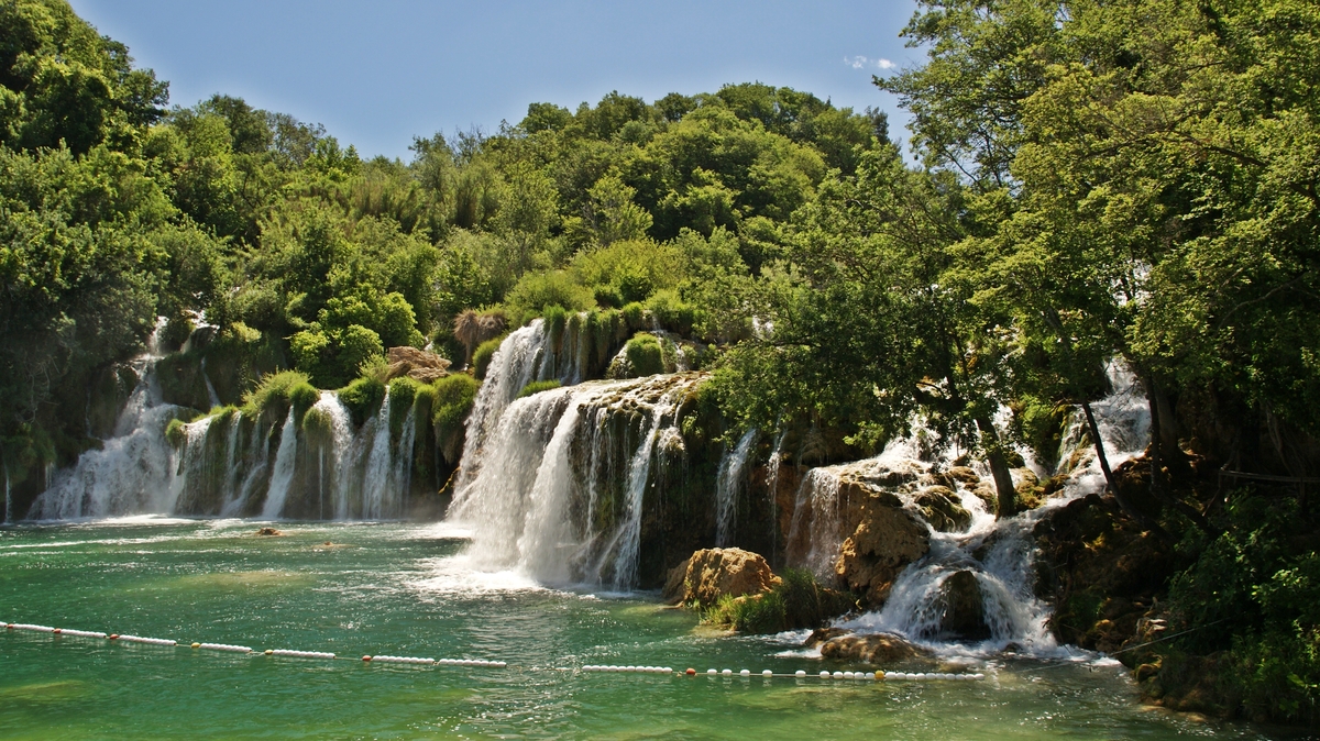 Wasserfälle im KRKA Nationalpark