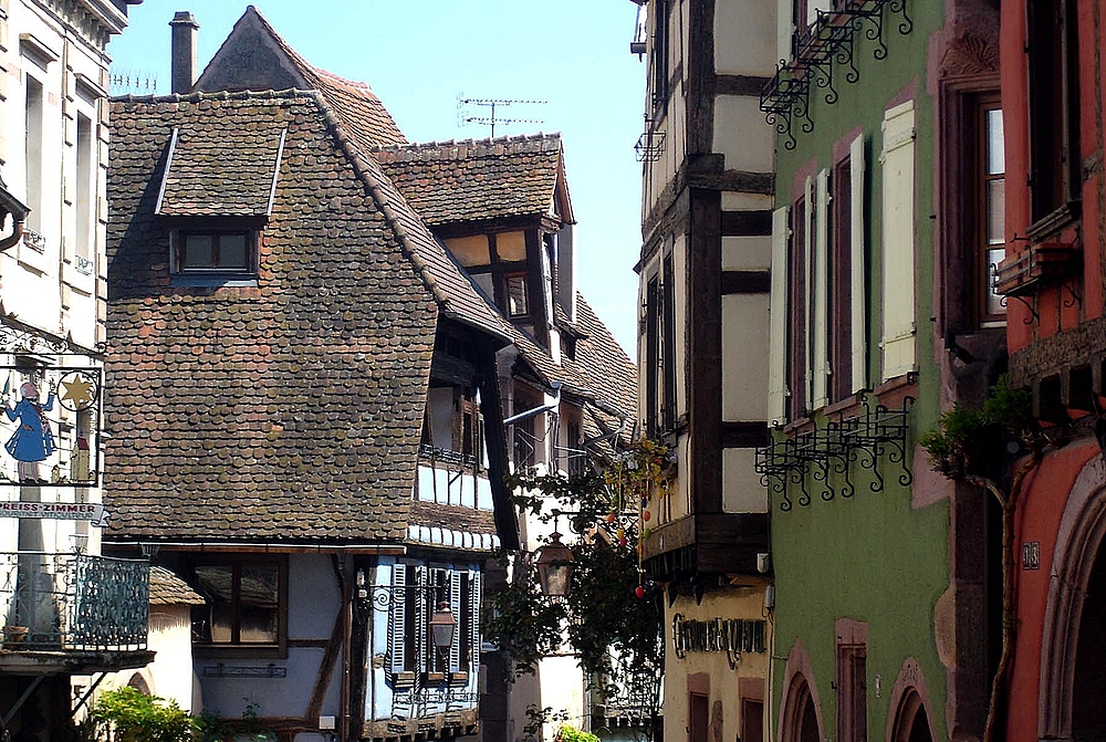 Gassen in Riquewihr