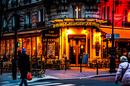 Nächtliches Cafe am Montmartre