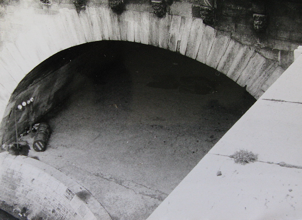 Schlafplatz für Clochards (60er Jahre)