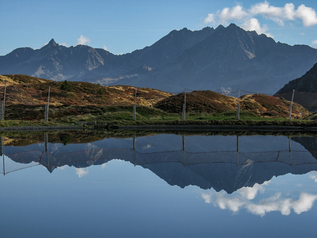 Schruns - Wasserspeicher für die Schneekanonen im Winter
