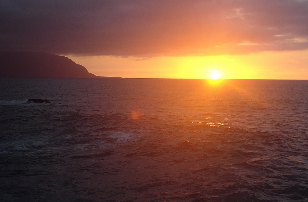 Sonnenuntergang an der Punta Grande