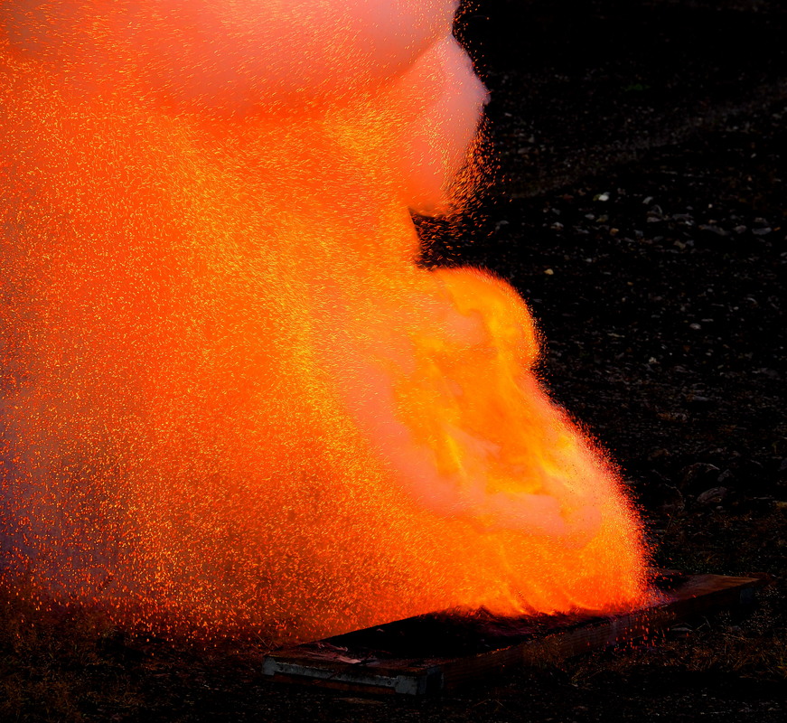 Die Schönheit von Schießpulver