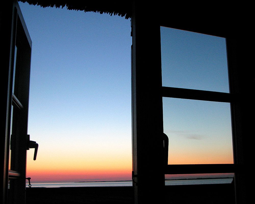 Blick aus der Ferienwohnung