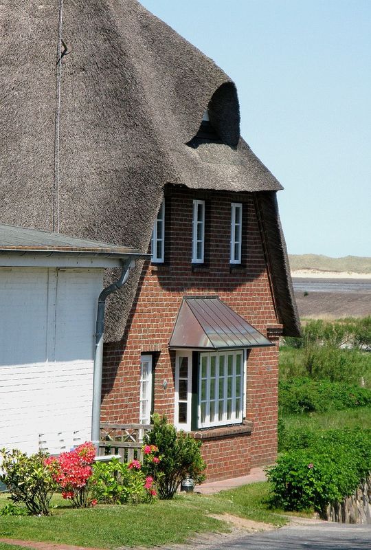 Blick auf  die Ostseite vom Hüs Waasluuper