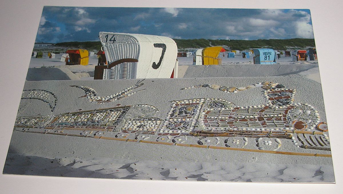 Ansichtskarte Nordseeinsel AMRUM - Foto von Georg Quedens