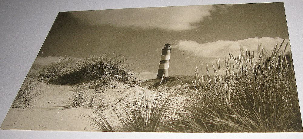 Ansichtskarte NORDSEE-INSEL AMRUM  Leuchtturm   A laitürn - Foto von Georg Quedens