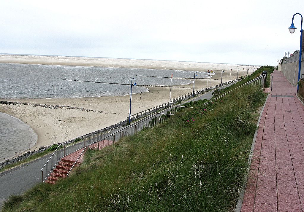 Blick von der Oberen Wandelbahn in Wittdün