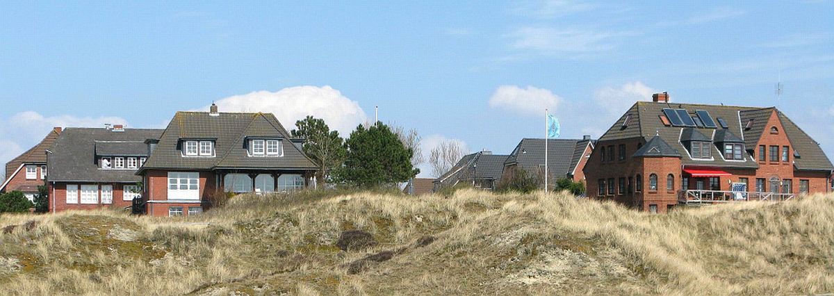 Häuser in Norddorf an den Dünen
