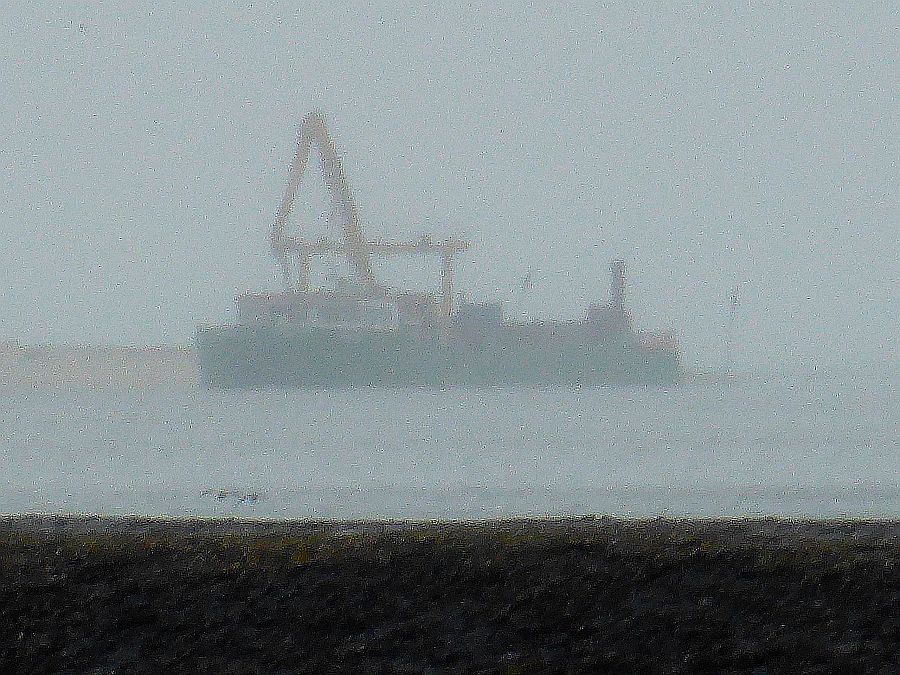 Tonnenleger im Fahrwasser zwischen Amrum und Föhr