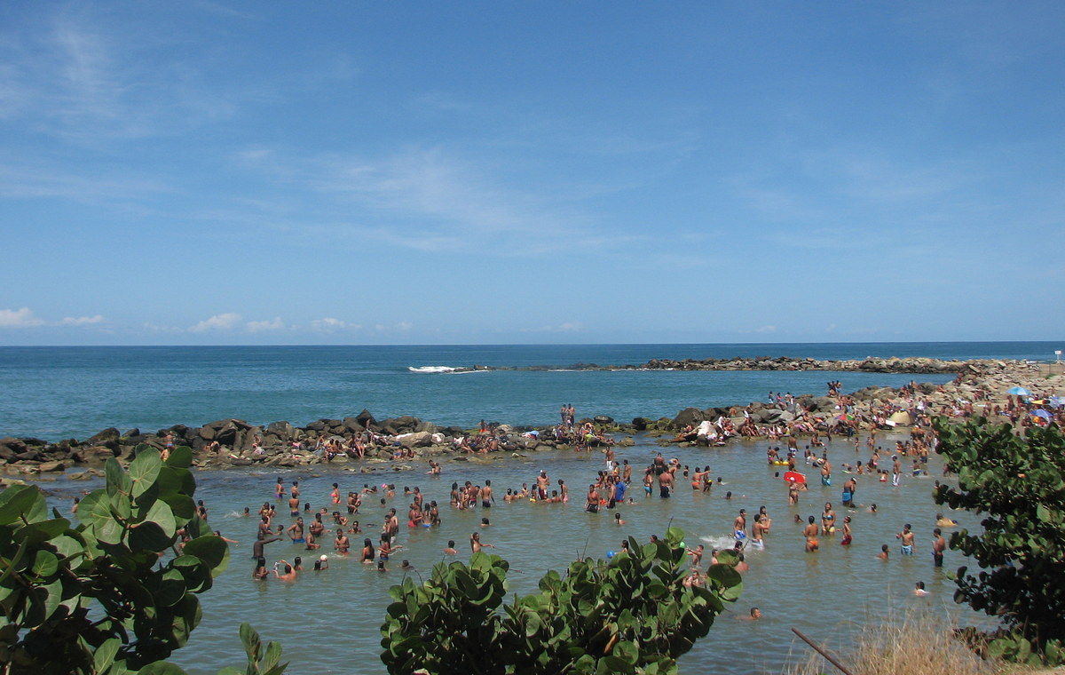 Keine Menschenseele  hier im Wasser!!!