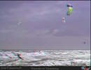 Kitesurfer vor Maspalomas 2 - Anaglyphe