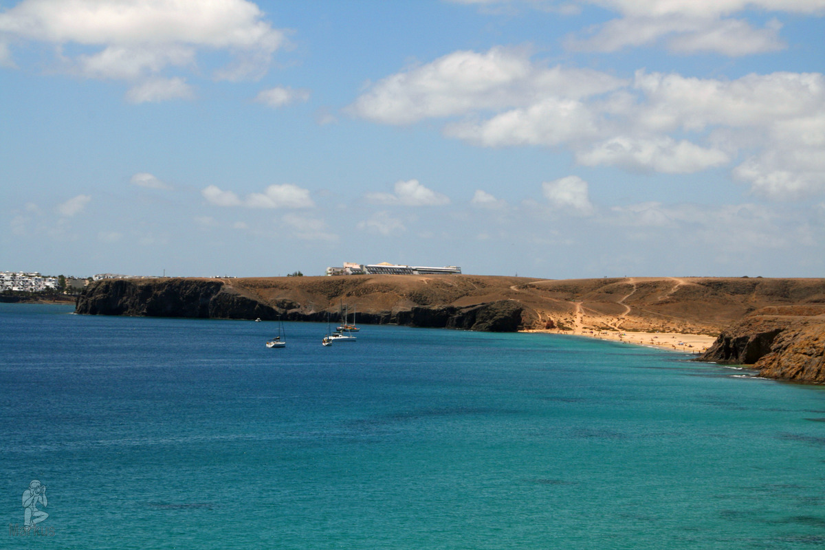 Mit einer der schönsten Strandabschnitte von Lanzarote, Playa de Papagayo