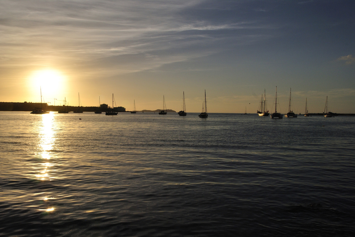 Sonnenuntergand in Sant Antonio