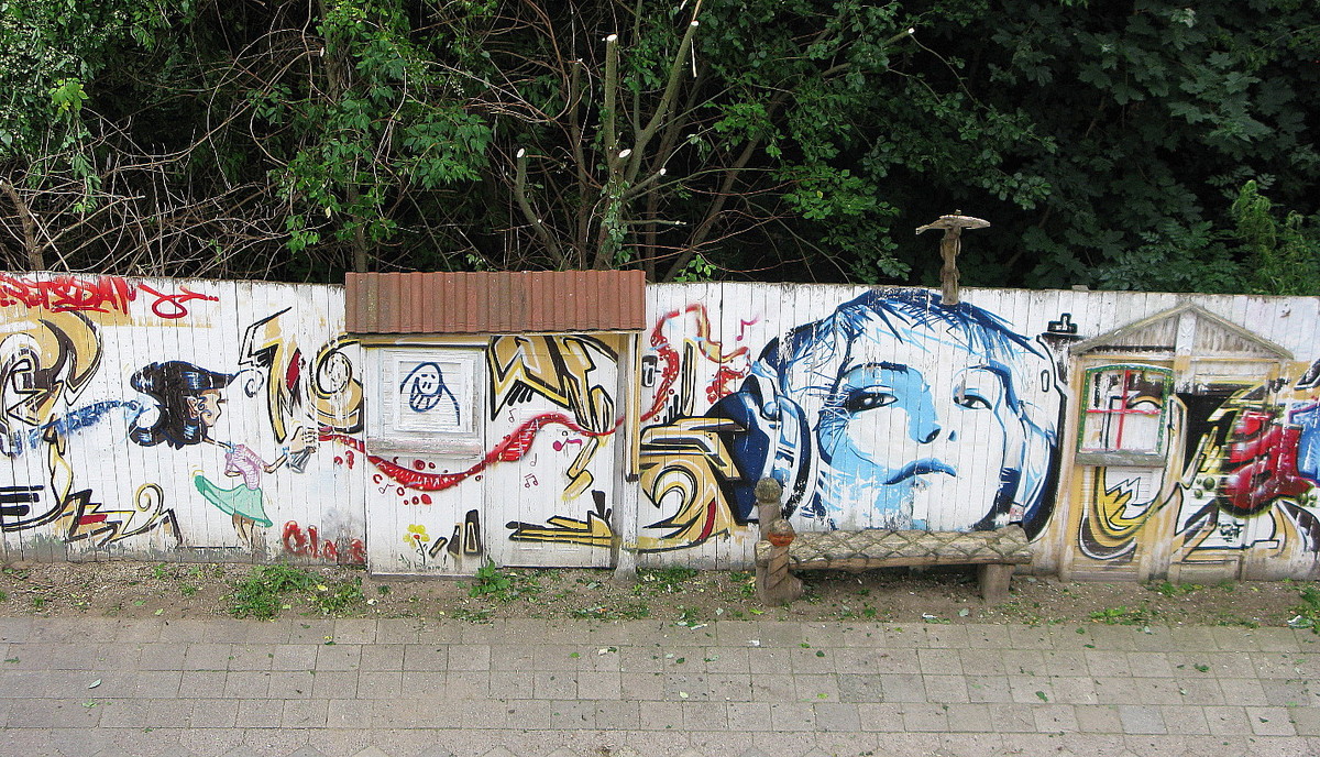 Graffitikunst in Greifswald --- 2. Foto ---