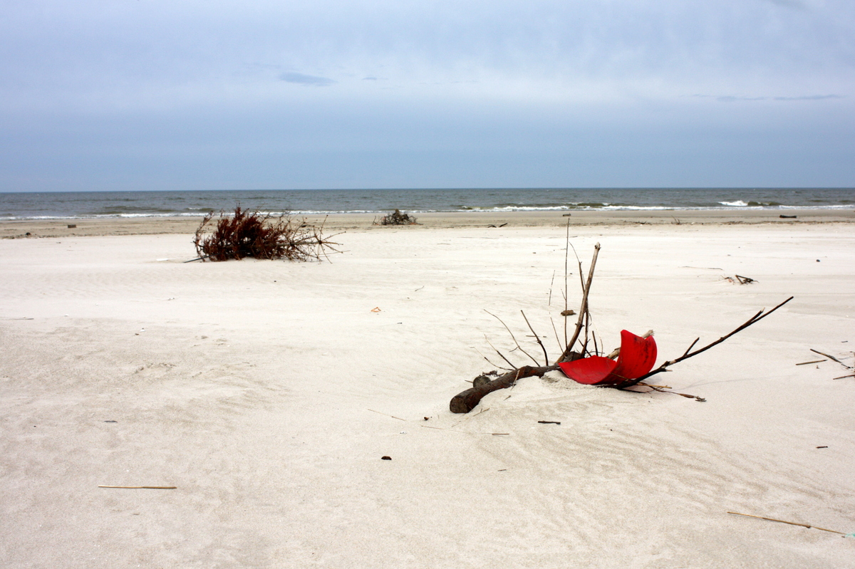 Strand(Gut)verschmutzung..