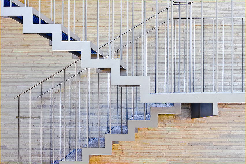 Treppe in Blau