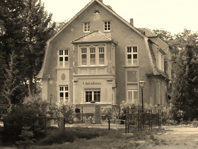 Das Haus des Turmuhrmachers in Kolkwitz/NL