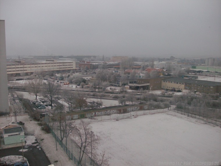 Erfurt bei Schnee