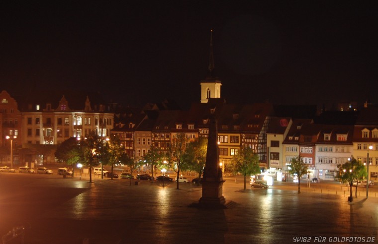 Erfurt bei Nacht