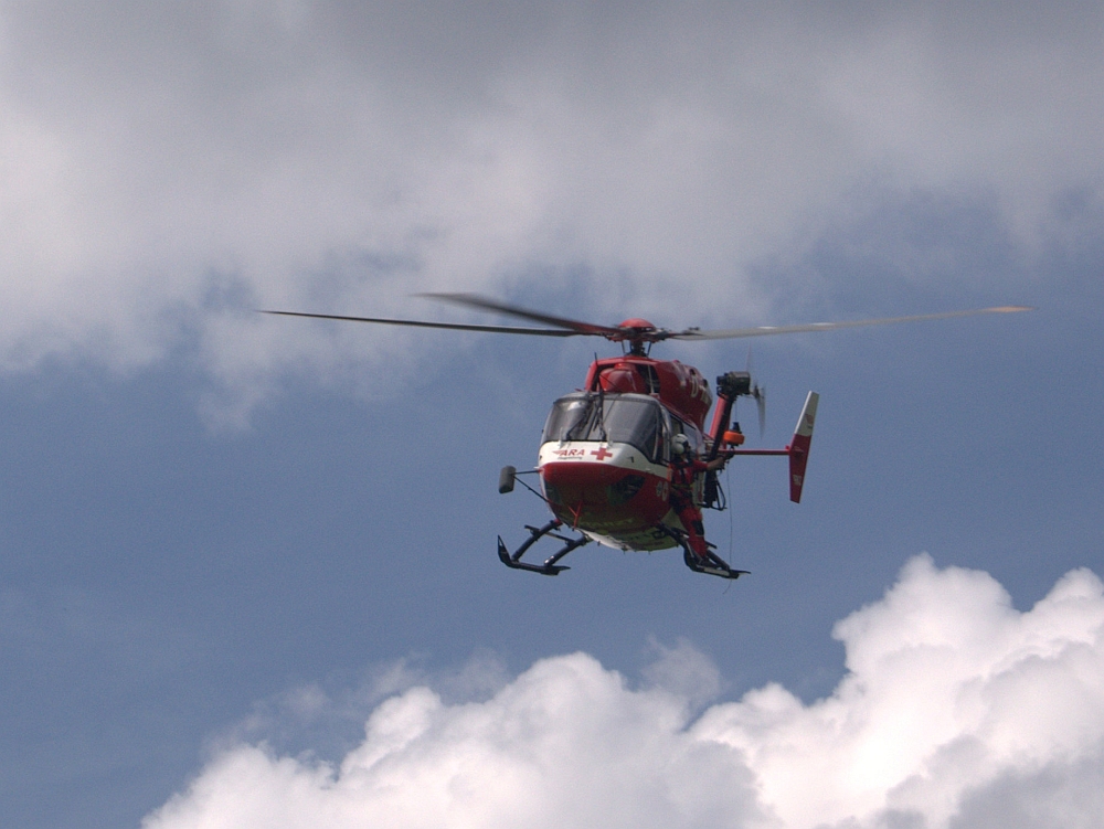 Rettungshubschrauber im Einsatz