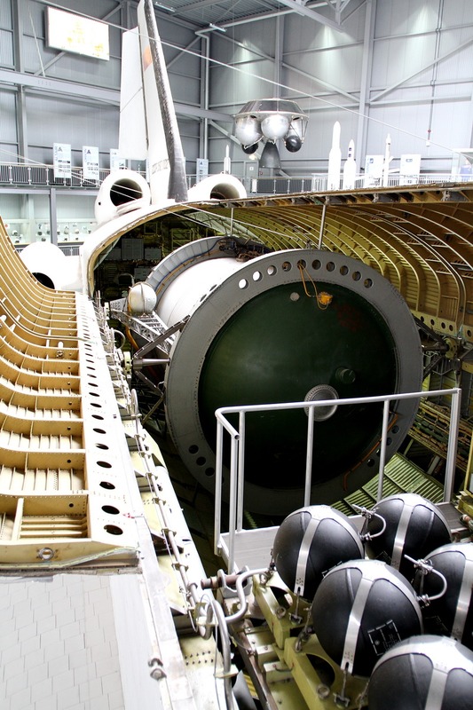 Laderaum des Raumgleiters BURAN