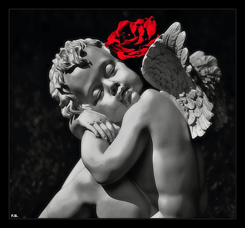 TdT - Skulpturen - Rosen Engel