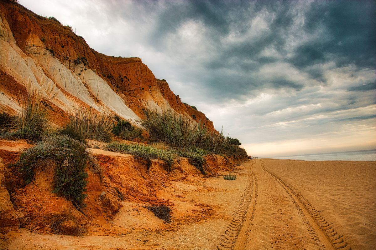 Algarve-Alleine am Strand