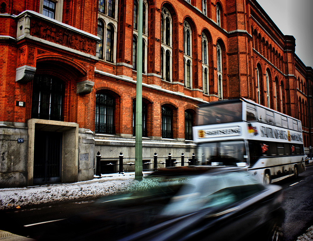 Rush hour in the capital city - Berlin