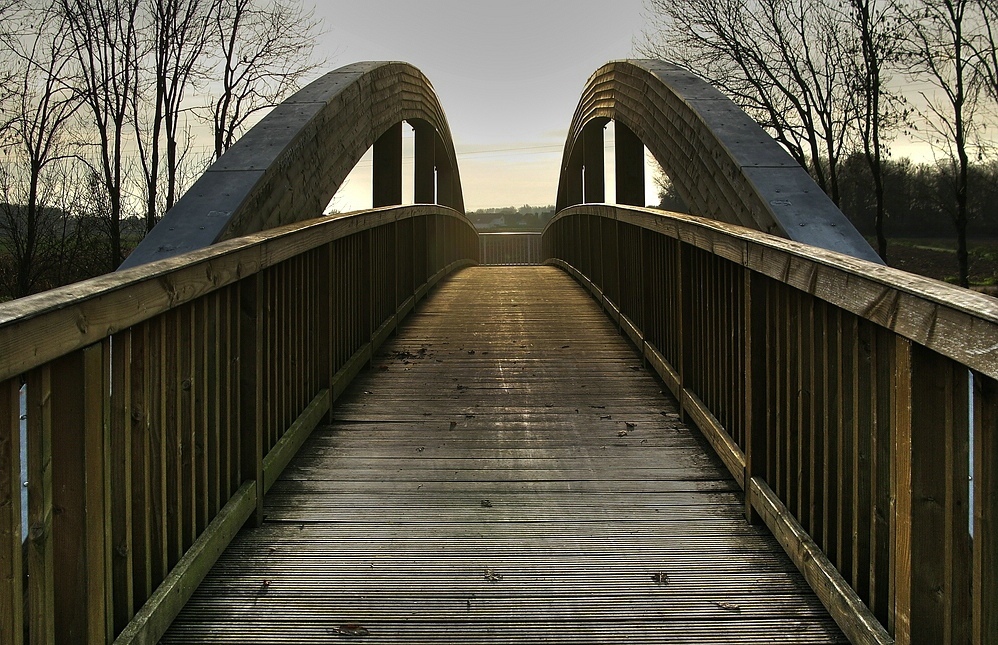 Holzbrücke