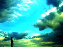 Wolken-Spielerei !    Windspiel mit Wolken!