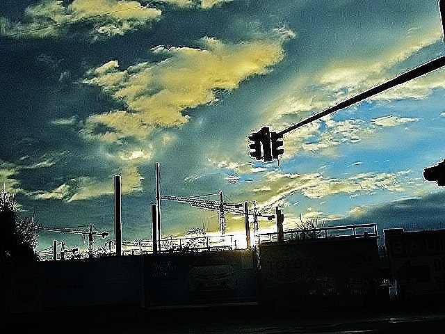 Wolken ziehen auf!