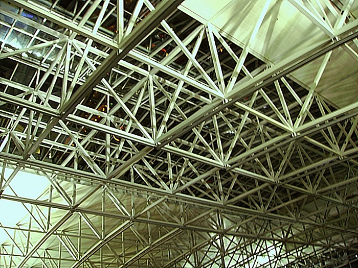 Deckenstruktur des Flughafens Frankfurt am Main ...