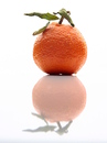 Orange gespiegelt