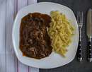 Köstritzer Schwarzbiergulasch