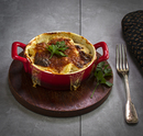 Kartoffelgratin mit übergelaufenen Käse,trotzdem extremst lecker