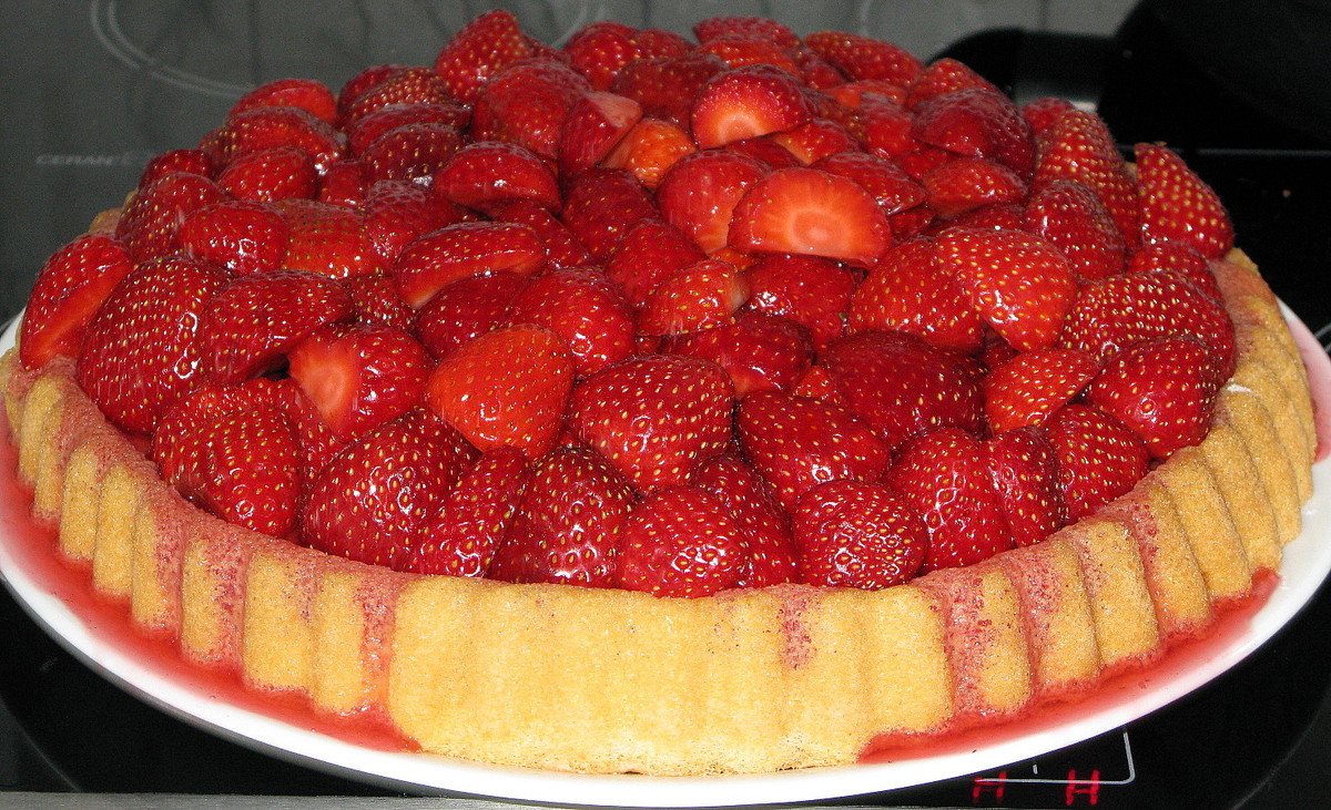 Erdbeerkuchen (20.Juli 2014) --- 1. Foto ---