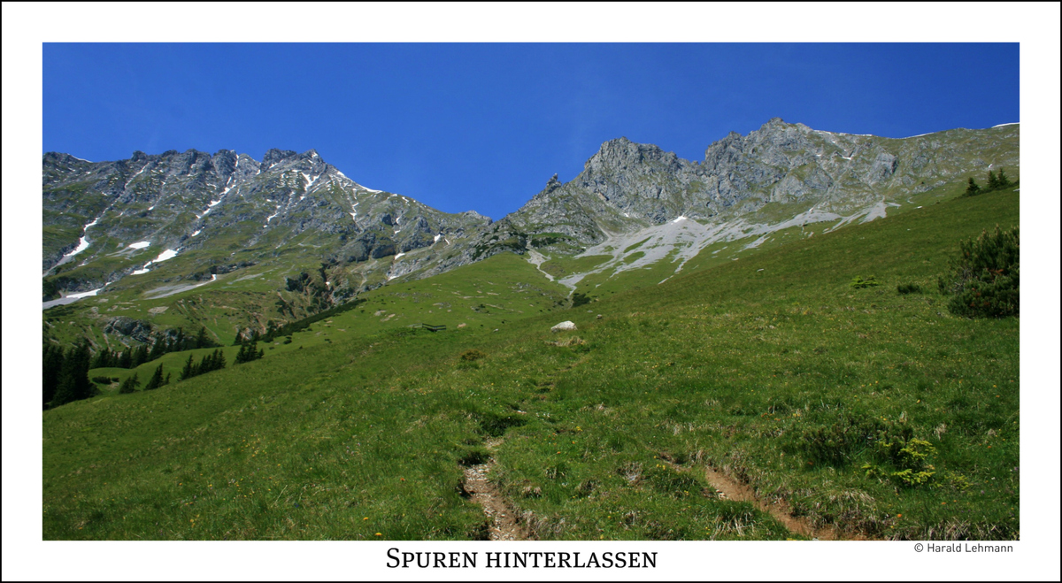Spuren hinterlassen