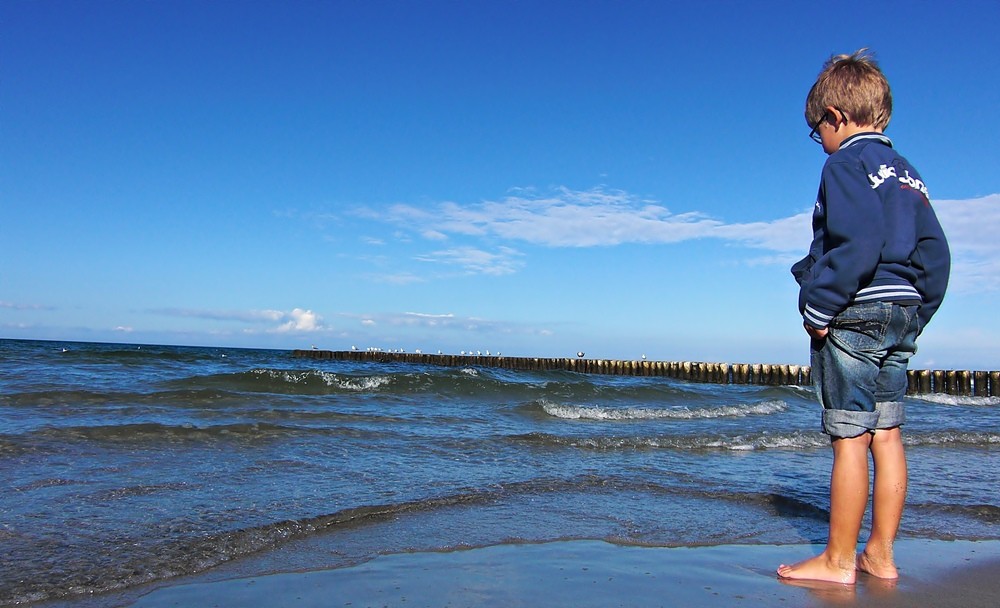 am Strand von Zingst