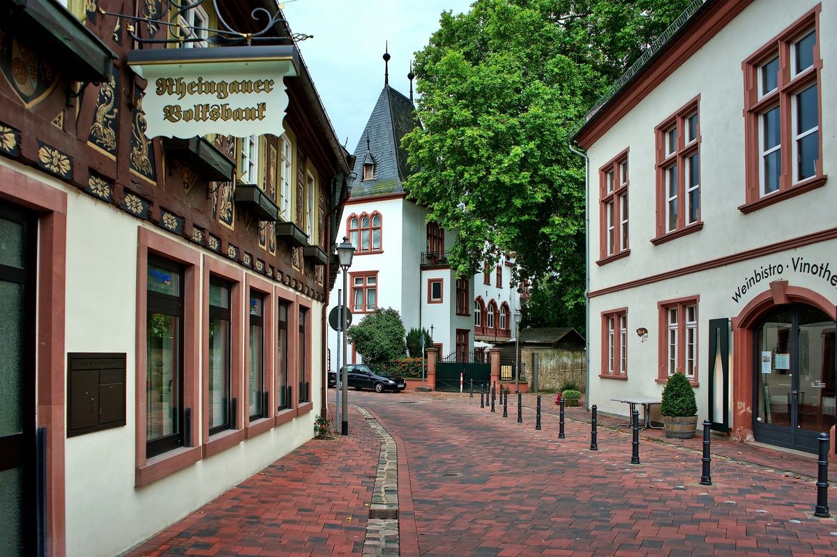 Hattenheim - Hauptstraße - Hotel Kronen-Schlösschen - Nordseite