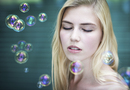 Hannah and the bubbles