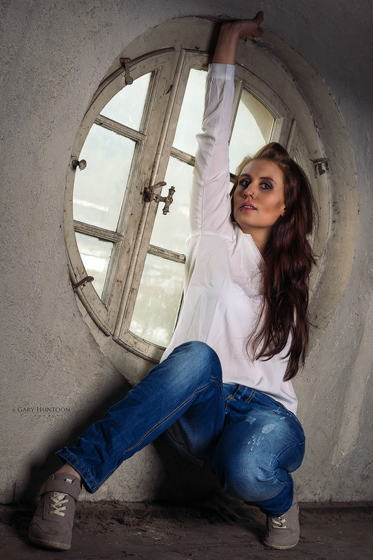 Das Fenster mit dem Model