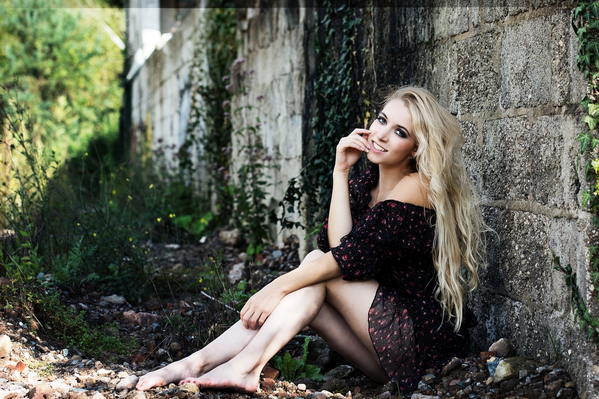 Sophia ganz entspannt