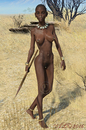 african nude girl