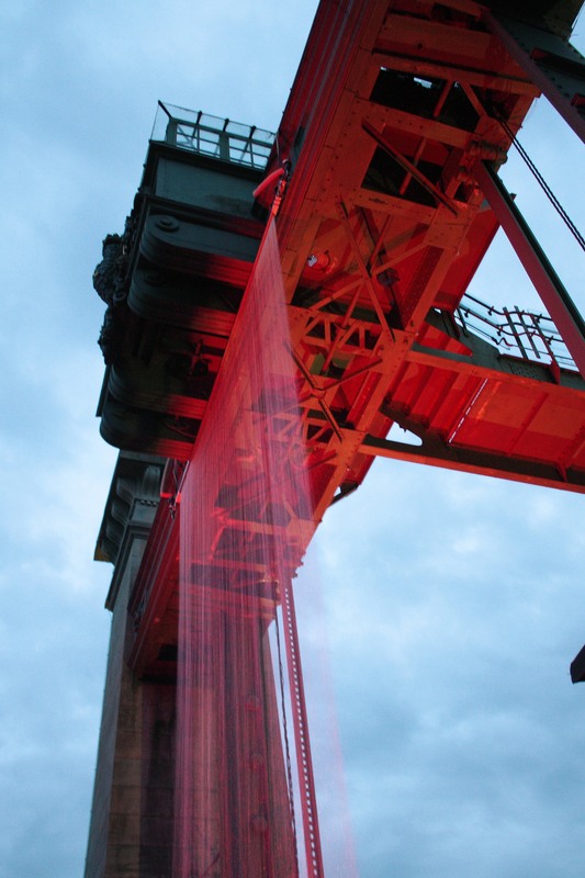 ein Vorhang aus Wasser