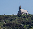 Auf den Klippen in der Normandie