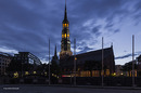 Die Katharinenkirche in Hamburg in der Speicherstadt