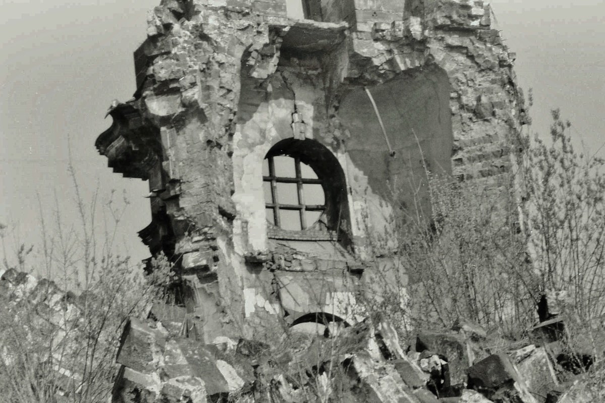 Ruine der Frauenkirche in Dresden, 1988