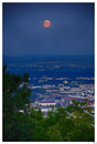 Hohentwiel bei Singen-4 Blick nach Singen bei Vollmond