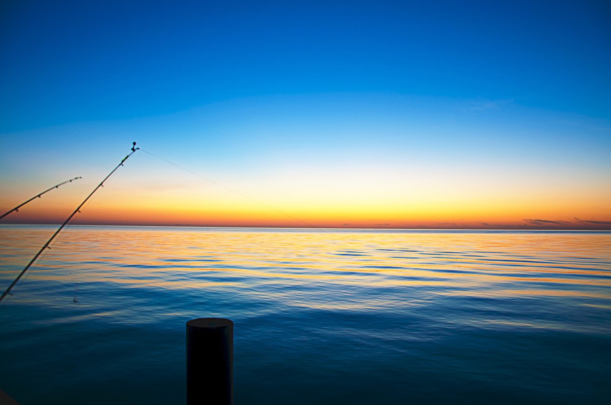 Blaue Stunde am Strand von Graal Müritz